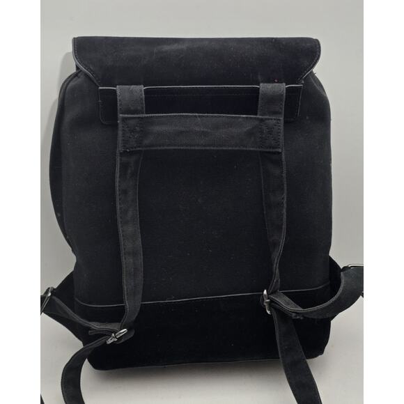 Kapten & Son Gothenburg Backpack #BE KAPTEN Black Suede & Canvas - Picture 4 of 15